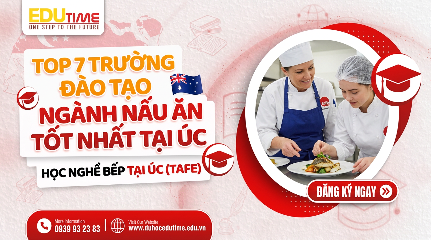 Sinh viên thực hành nấu ăn tại TAFE Queensland - trường đào tạo ngành nấu ăn tốt nhất tại Úc