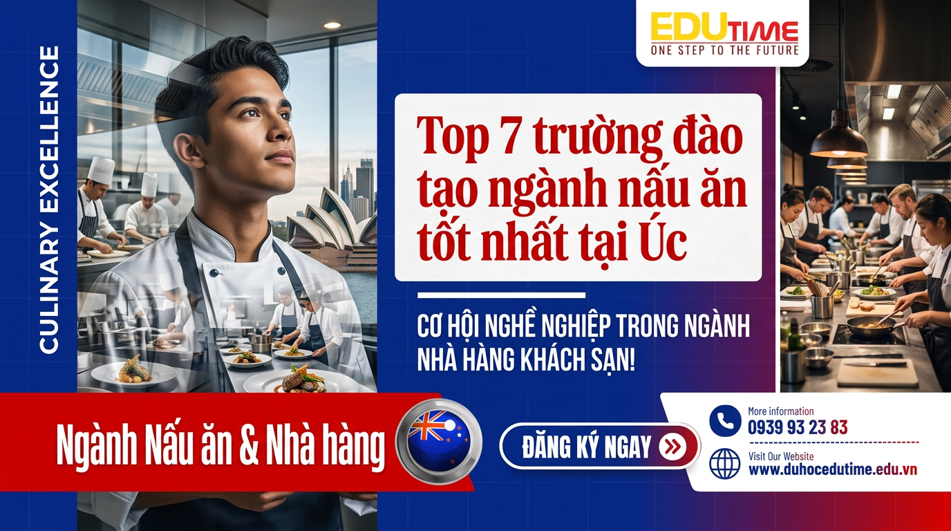 Top 7 Trường đào Tạo Ngành Nấu ăn Tốt Nhất Tại Úc