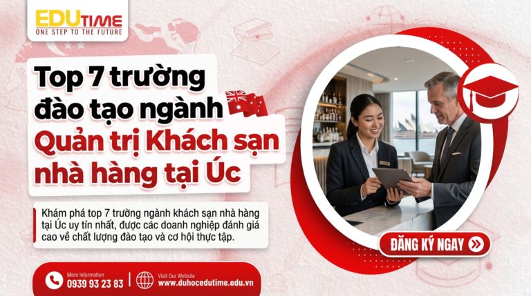 Top 7 trường đào tạo ngành Quản trị Khách sạn nhà hàng tại Úc