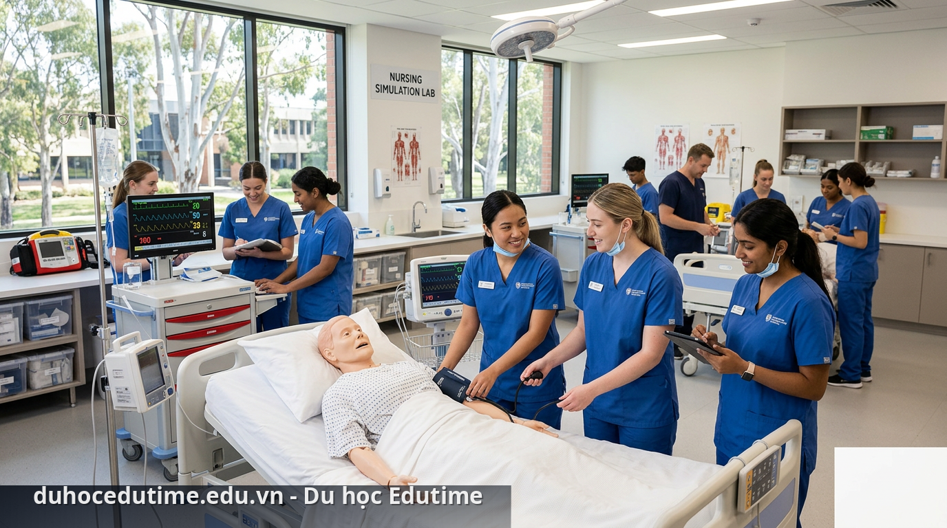 Môi trường thực hành hiện đại tại các trường đào tạo y tá tại Úc - trường đào tạo y tá tại Úc
