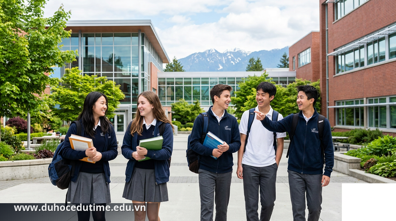 Khuôn viên hiện đại của các trường THPT tại Vancouver - Top 7 Trường THPT Chất Lượng Cao Tại Vancouver