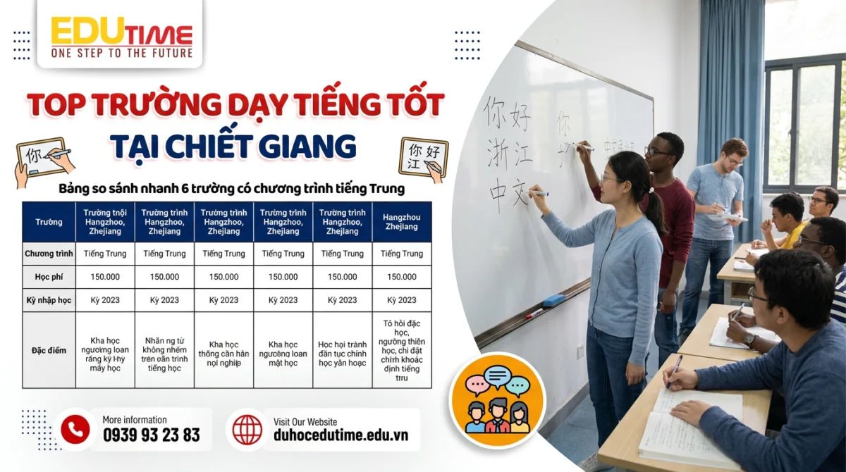 Lựa chọn môi trường học trong Top các trường dạy tiếng tốt ở Chiết Giang - Top các trường dạy tiếng tốt ở Chiết Giang