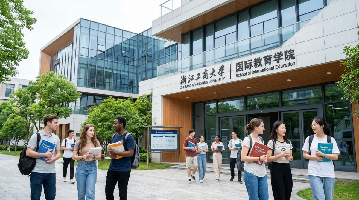 Cơ sở vật chất hiện đại hỗ trợ học tập ngôn ngữ tại Đại học Công thương Chiết Giang - Top các trường dạy tiếng tốt ở Hàng Châu