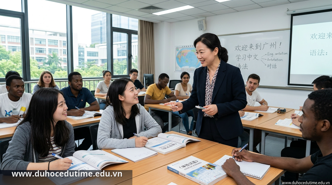 Môi trường học tập chuyên nghiệp tại các trường dạy tiếng ở Quảng Châu - trường dạy tiếng tốt ở Quảng Châu