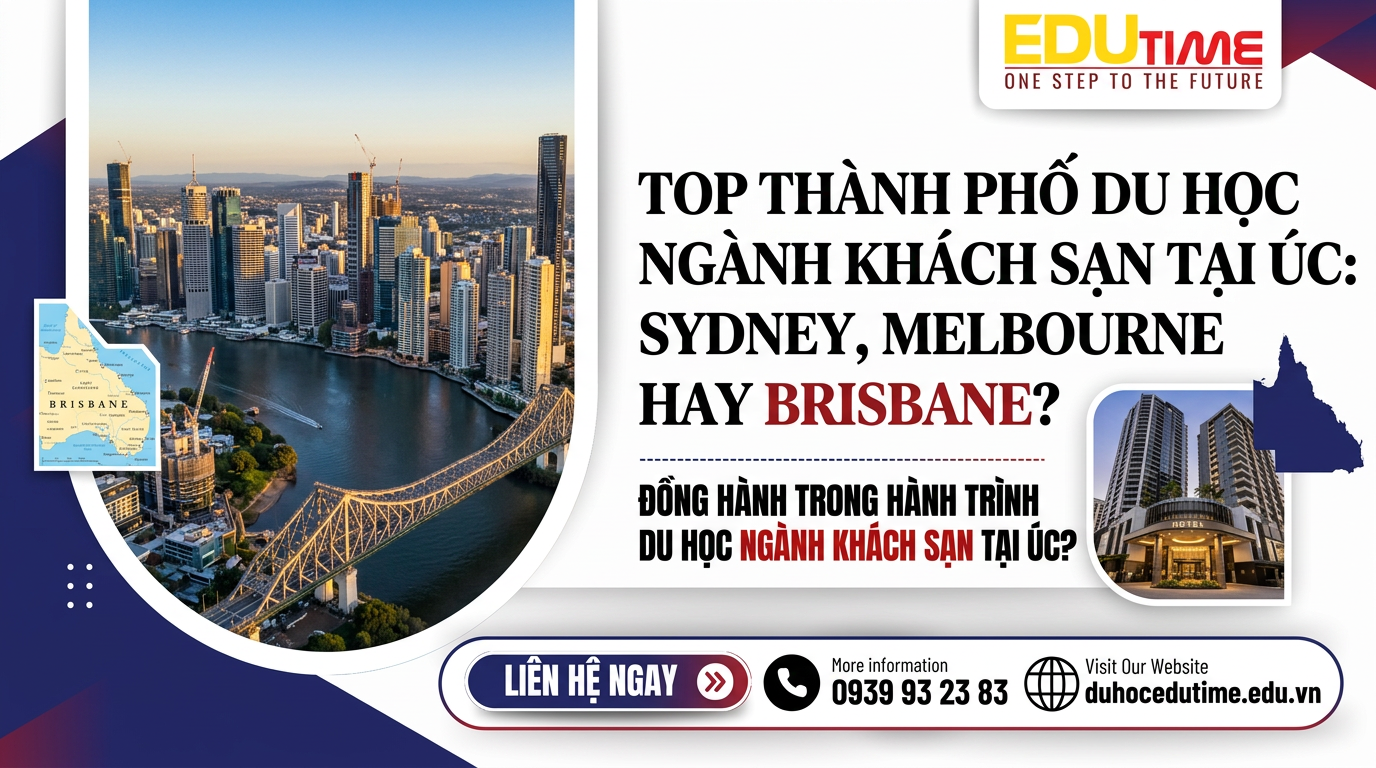 Top thành phố du học ngành Khách sạn tại Úc: Sydney, Melbourne hay Brisbane? 2 Brisbane là lựa chọn hấp dẫn với chi phí hợp lý khi du học ngành khách sạn - du học ngành Khách sạn tại Úc