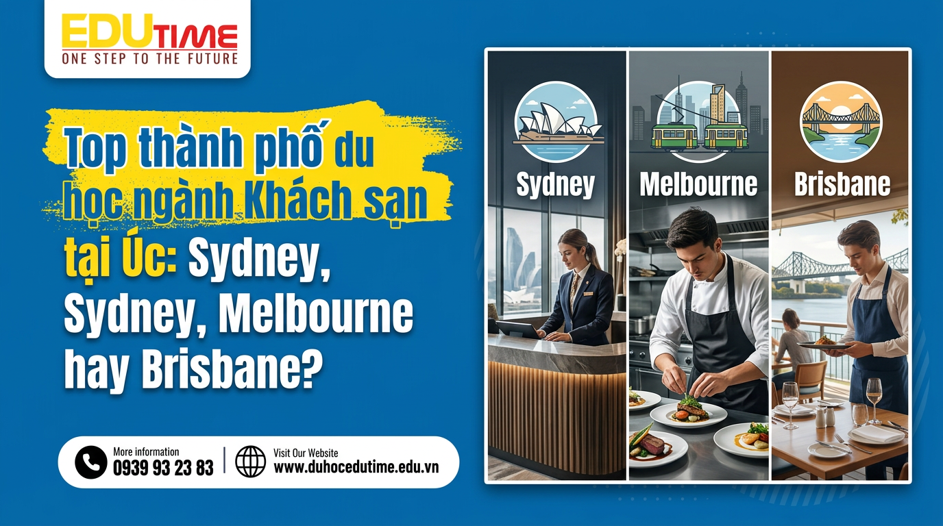 Top Thành Phố Du Học Ngành Khách Sạn Tại Úc: Sydney, Melbourne Hay Brisbane?