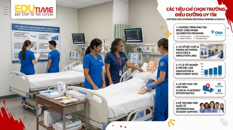 Top trường cao đẳng và học viện đào tạo ngành y tá ở canada