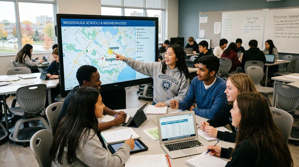 Học sinh tại các trường trung học Mississauga được trang bị kỹ năng công nghệ và làm việc nhóm - Top Trường Cấp 3 Chất Lượng Cao Tại Mississauga Canada Cho Du Học Sinh