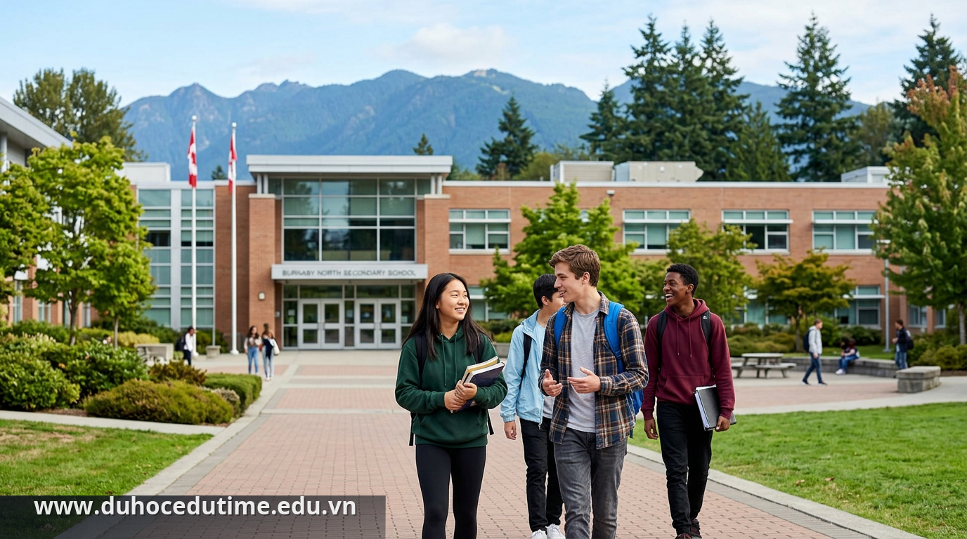 Khuôn viên và cơ sở vật chất hiện đại tại các trường cấp 3 Burnaby Canada - Top các Trường Cấp 3 (THPT) Chất Lượng tốt tại Burnaby Canada