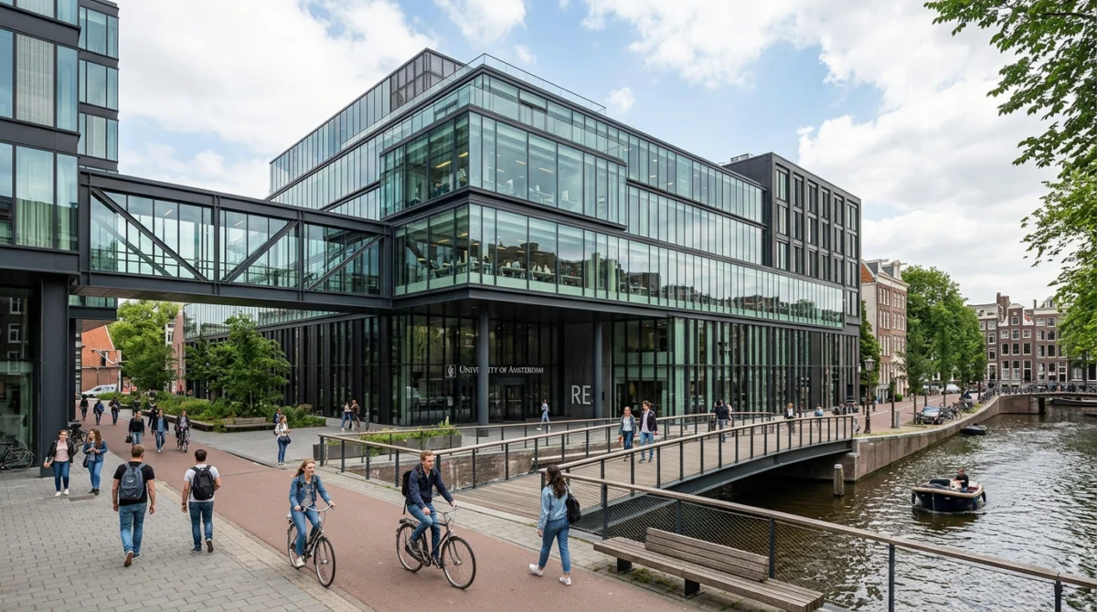 Không gian học tập và nghiên cứu tại University of Amsterdam - Top trường đại học tốt ngành Marketing ở Hà lan