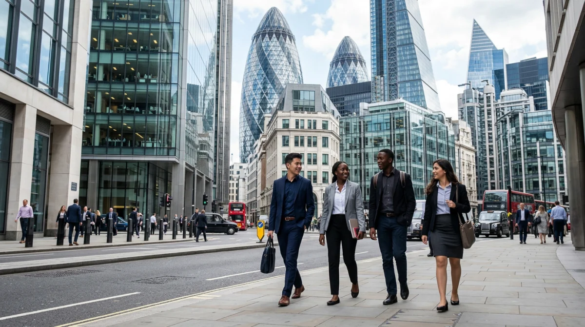 Môi trường học tập gần khu tài chính City of London - Top trường tốt Anh ngành tài chính ngân hàng