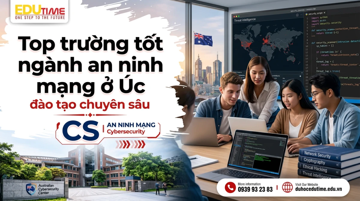 Top trường tốt ngành an ninh mạng ở Úc đào tạo chuyên sâu