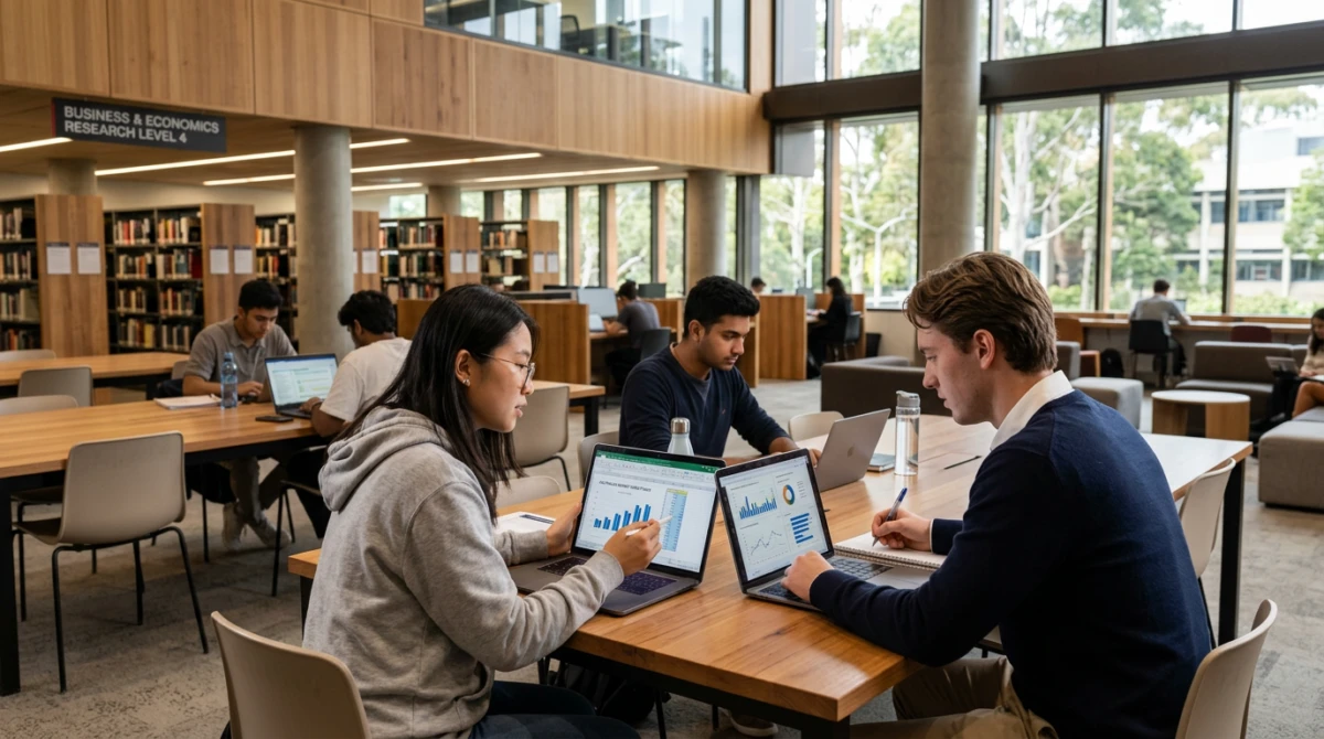 Không gian học tập hiện đại tại các trường đại học Úc - ngành phân tích kinh doanh ở Úc