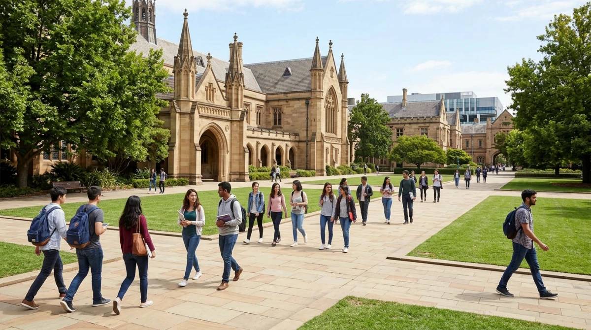 Không gian học tập tại The University of Melbourne - ngành quan hệ quốc tế ở Úc