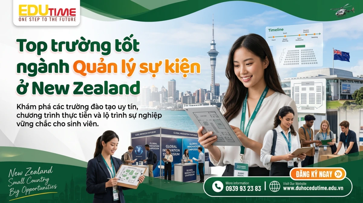 Top trường tốt ngành Quản lý sự kiện ở New Zealand