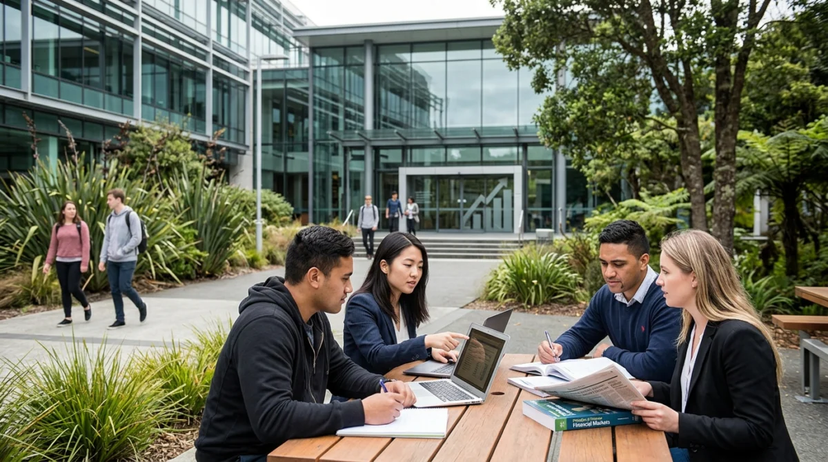 Top trường tốt ngành Tài chính ở New Zealand 2 Khuôn viên hiện đại của các trường đại học tại New Zealand. - Top trường tốt ngành Tài chính ở New Zealand