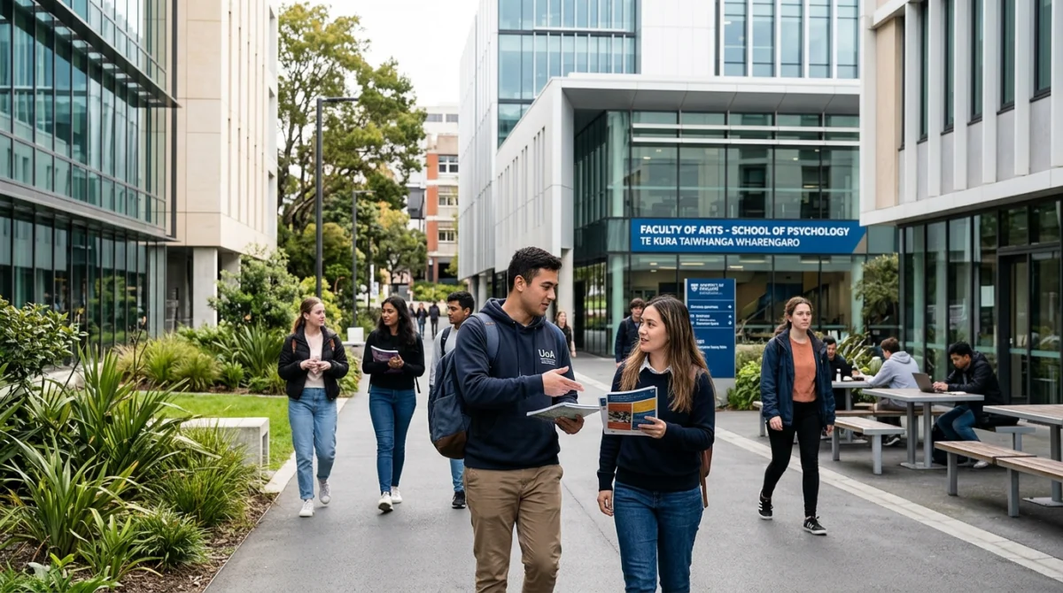 Không gian học tập tại Đại học Auckland - ngành Tâm lý học ở New Zealand