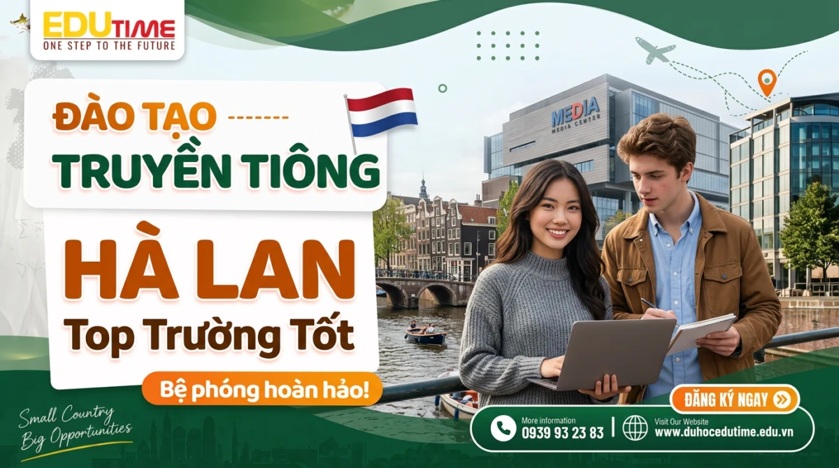 Top trường tốt ngành Truyền thông ở Hà Lan đào tạo xuất sắc