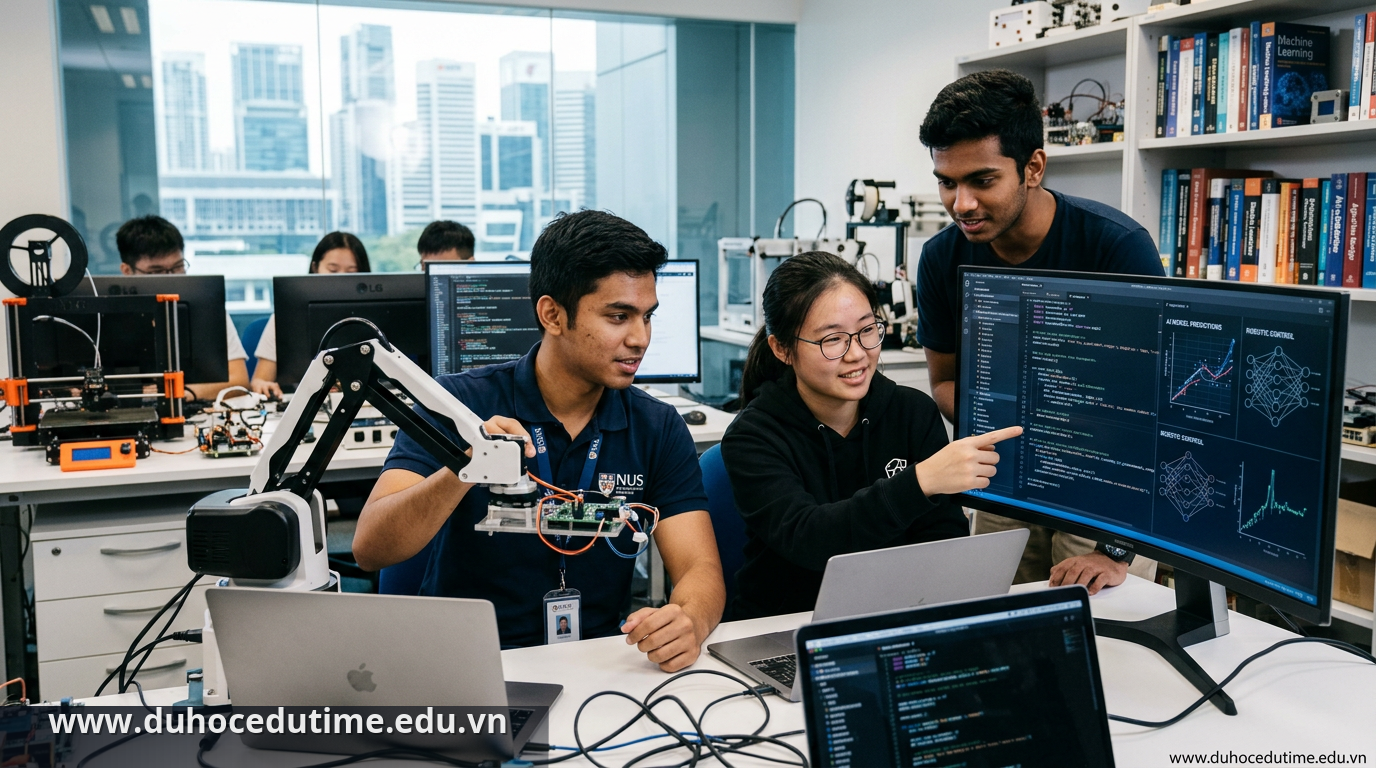 Môi trường học tập và nghiên cứu công nghệ tại các trường đại học Singapore - Trí tuệ nhân tạo AI tại Singapore