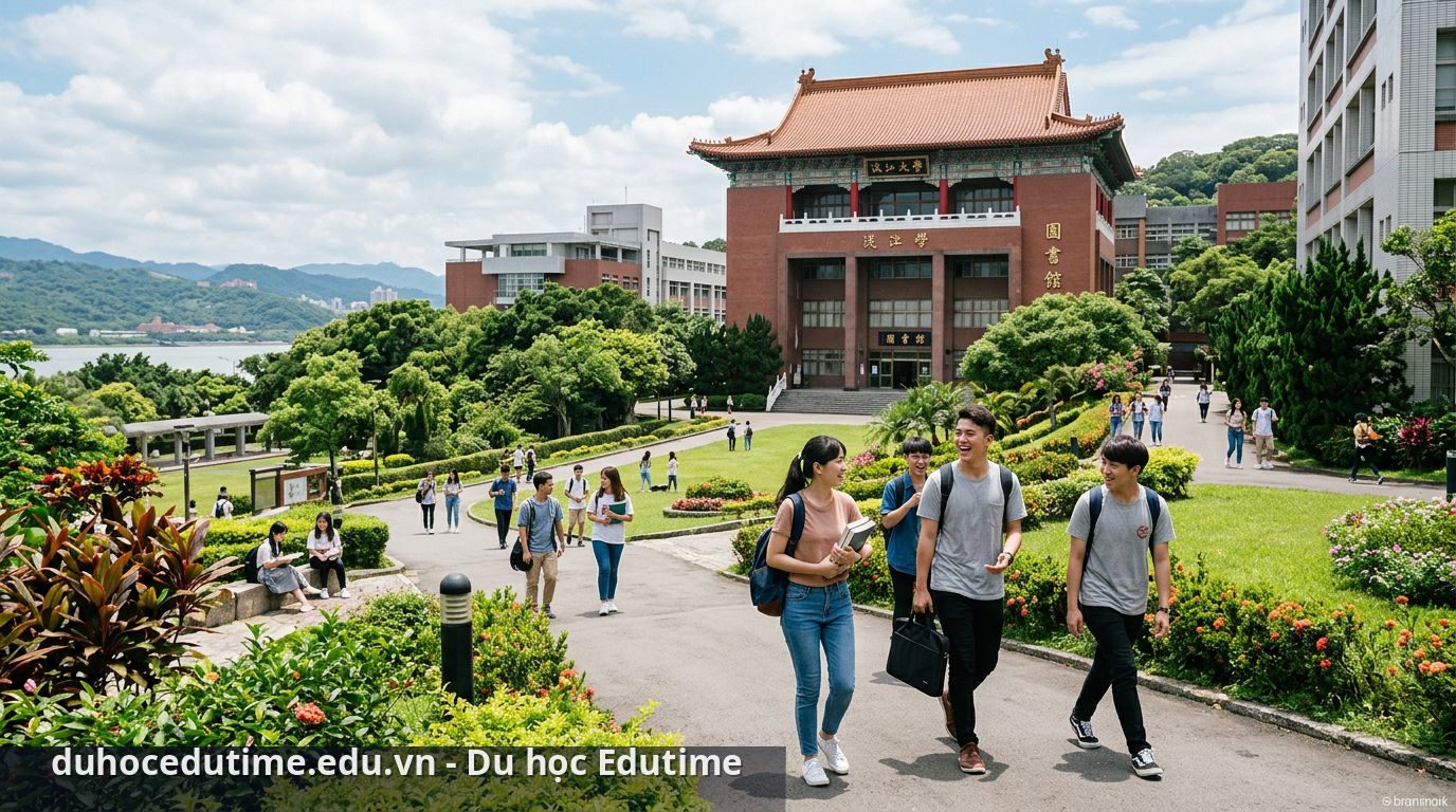 Cơ sở vật chất hiện đại của Đại học Tamkang (TKU) - Du học Đài Loan trường Đại học Tamkang