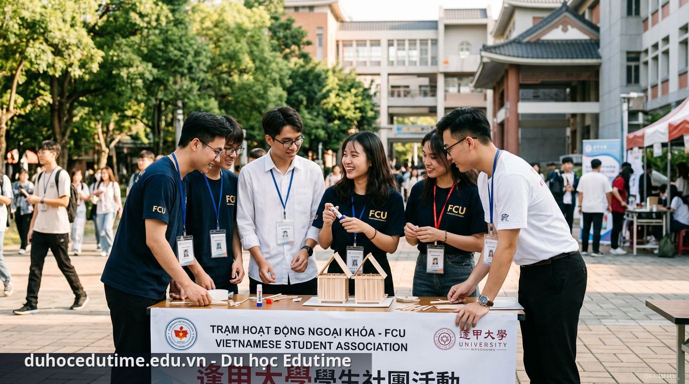 Sinh viên tận hưởng cuộc sống năng động tại trường - đại học Phùng Giáp