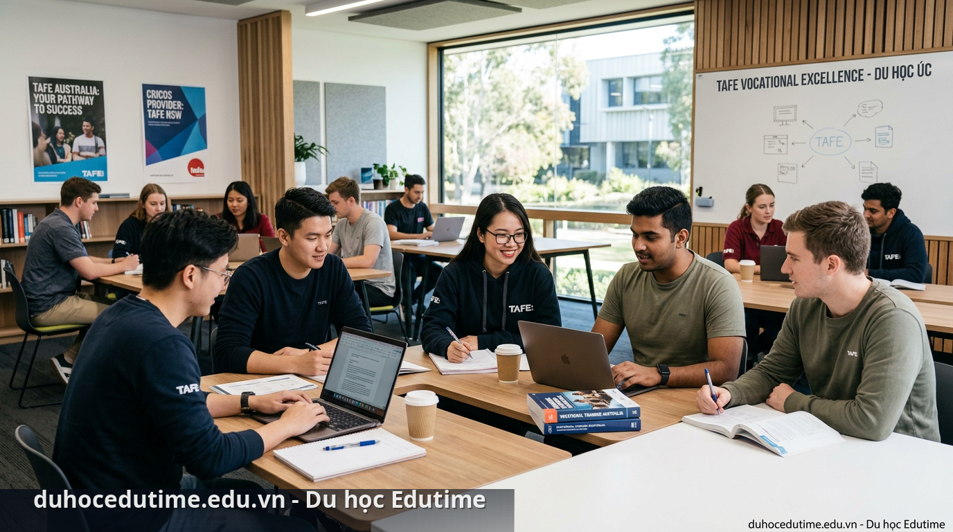 Môi trường học tập thực tiễn tại trường TAFE Úc - trường TAFE Úc