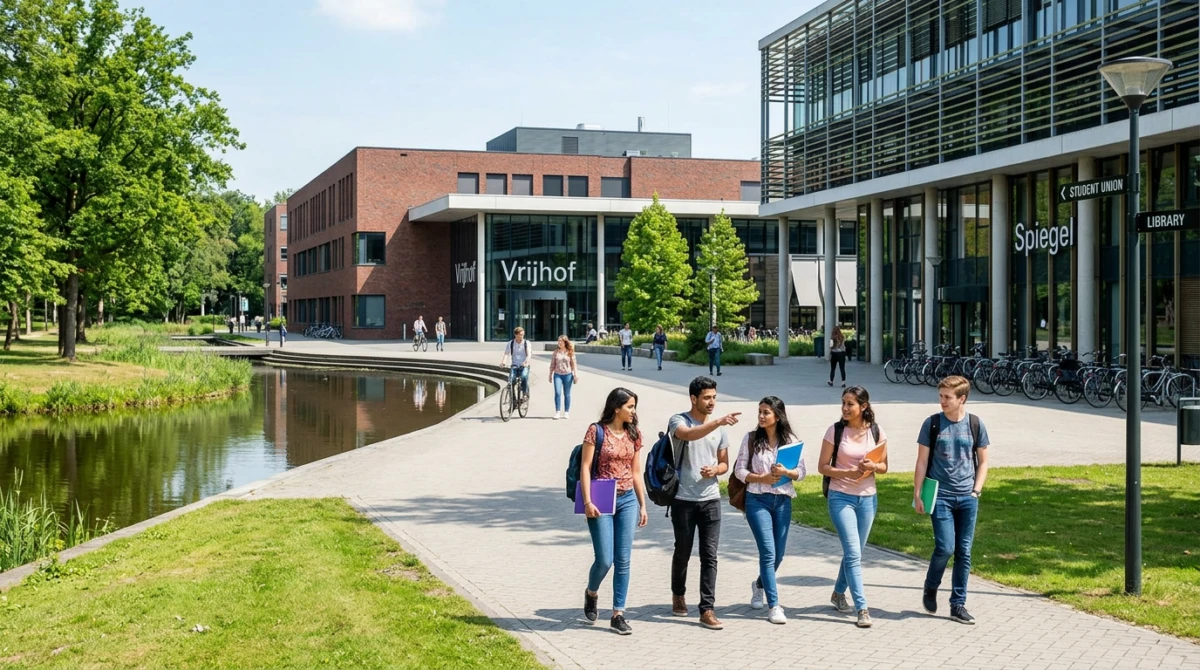 5 trường đại học tốt Hà Lan có chương trình dự bị Đại học 2 Khuôn viên hiện đại của University of Twente nơi đặt trung tâm đào tạo dự bị TPC - chương trình dự bị Đại học