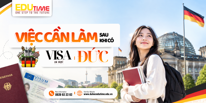 những việc cần làm sau khi có visa du học đức