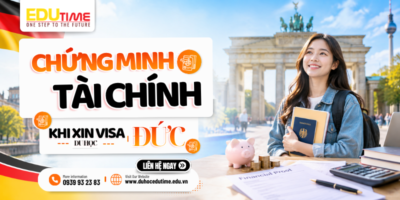 chứng minh tài chính khi xin visa du học đức