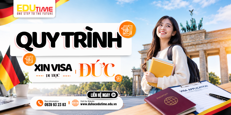 quy trình xin visa du học đức