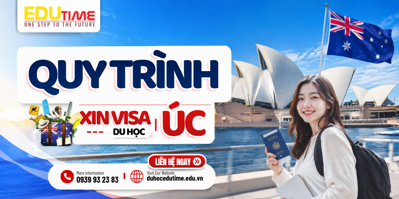 quy trình xin visa du học úc