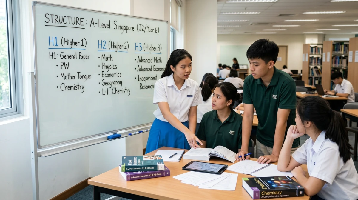 A-Level Singapore là gì? Thông tin chi tiết về kỳ thi và cấu trúc 2 Hoạt động thảo luận nhóm và làm dự án là một phần bắt buộc trong chương trình giáo dục. - A-Level Singapore là gì?