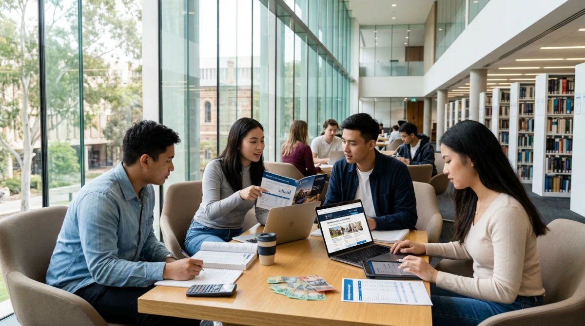 Khu vực học tập và nghiên cứu trong thư viện của Adelaide University - Adelaide University