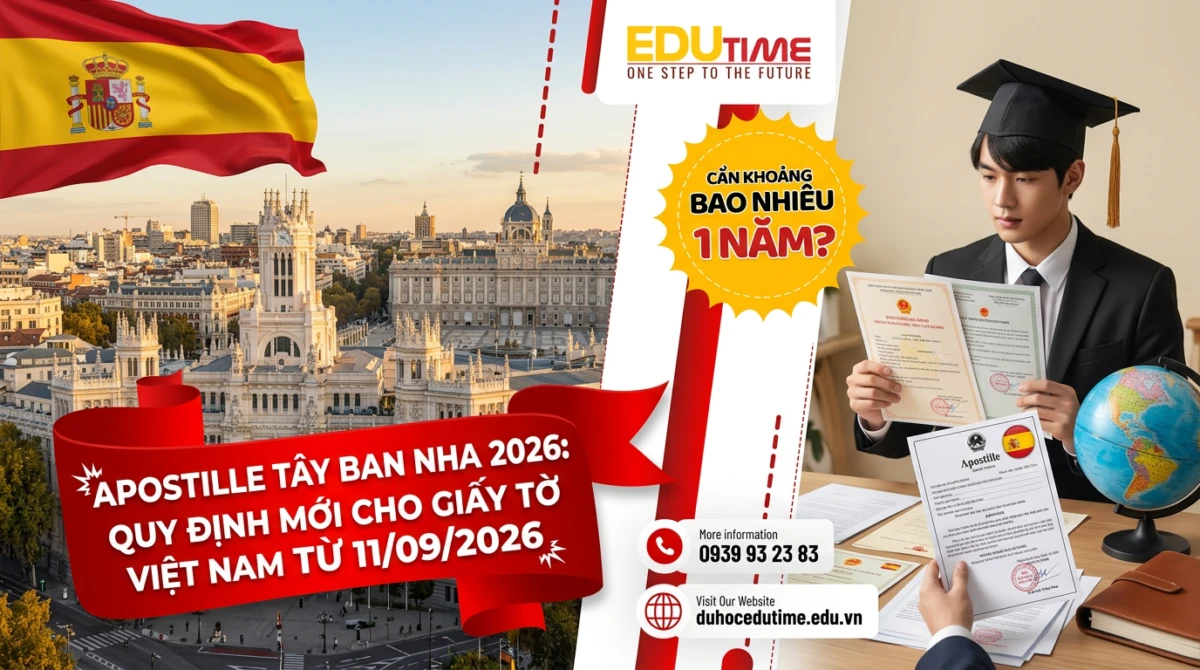 Apostille Tây Ban Nha 2026: Quy định mới cho giấy tờ Việt Nam từ 11/09/2026