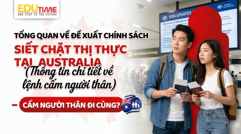 Australia dự kiến cấm du học sinh đưa người thân sang cùng