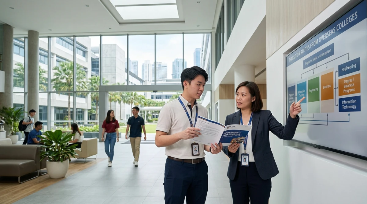 Không gian học tập tại các cơ sở giáo dục tiêu biểu ở Singapore - Cao đẳng Việt Nam chuyển tiếp Singapore
