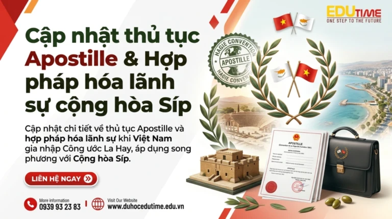 Cập Nhật Thủ Tục Apostille & Hợp Pháp Hóa Lãnh Sự Cộng Hòa Síp