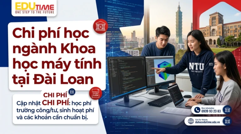 Chi phí học ngành Khoa học máy tính tại Đài Loan