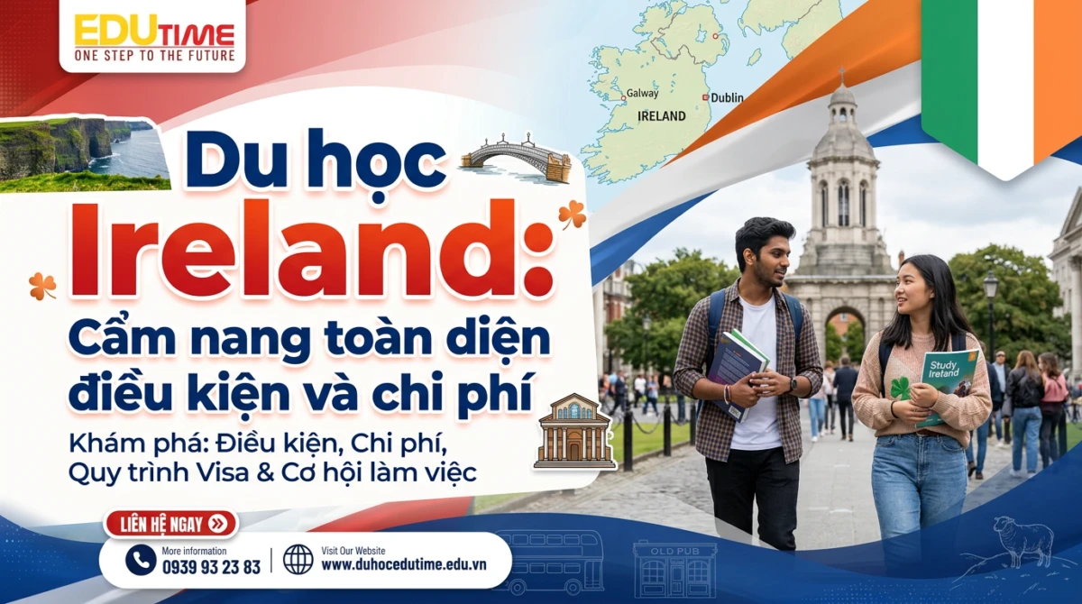 Du Học Ireland: Cẩm Nang Toàn Diện điều Kiện Và Chi Phí