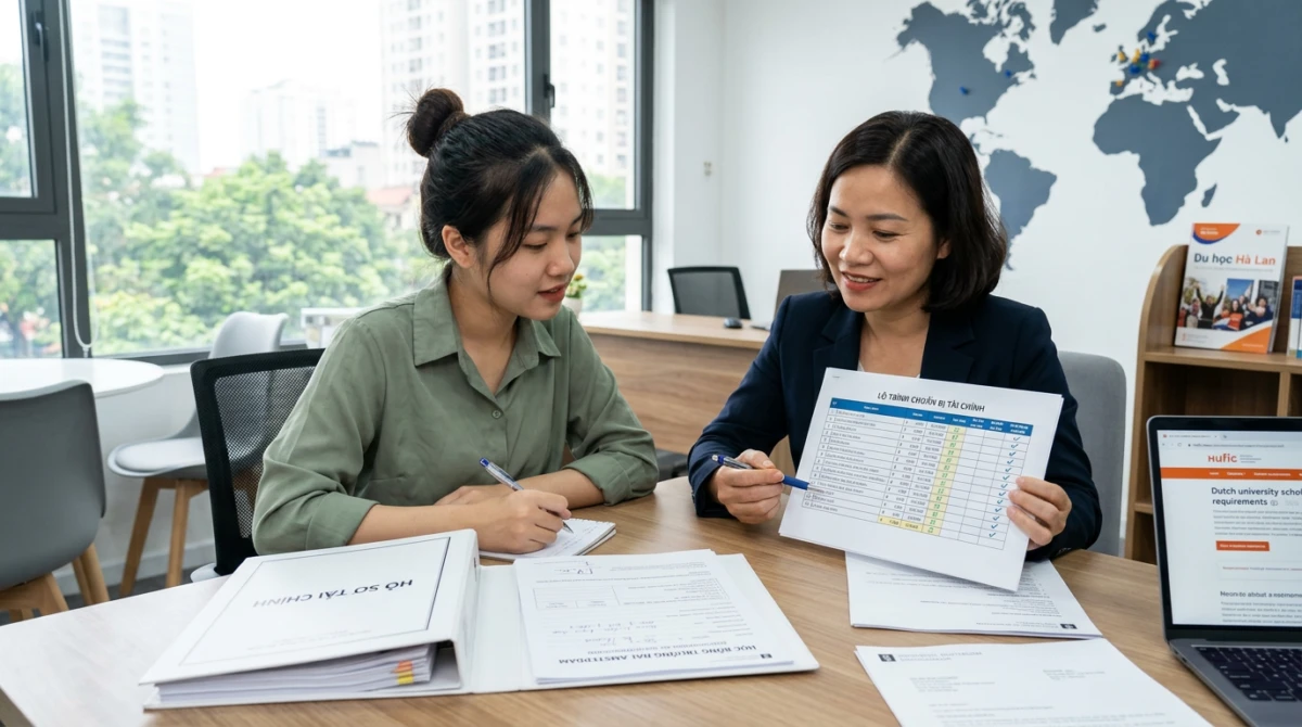 Công ty tư vấn du học Hà Lan uy tín và chất lượng hàng đầu 2 Học sinh tìm hiểu thông tin du học Hà Lan tại Du học Edutime - Công ty tư vấn du học Hà Lan uy tín