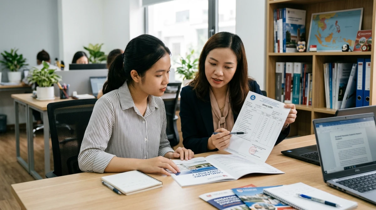 Đang học đại học có chuyển tín chỉ sang Singapore được không? 2 Hồ sơ học tập và bảng điểm chi tiết là yếu tố cốt lõi khi xin chuyển tiếp - chuyển tín chỉ sang Singapore