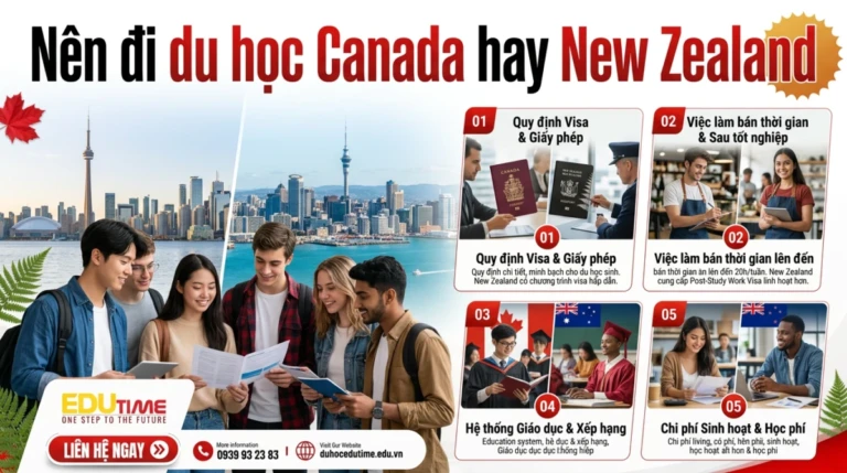 Nên đi du học Canada hay New Zealand