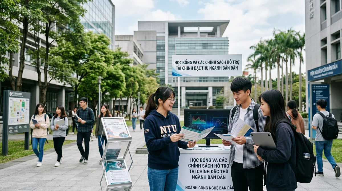 Điều kiện du học Đài Loan ngành Công nghệ bán dẫn chi tiết nhất 2 Không gian học tập và nghiên cứu chuyên sâu của sinh viên ngành công nghệ cao - Điều kiện du học Đài Loan ngành Công nghệ bán dẫn