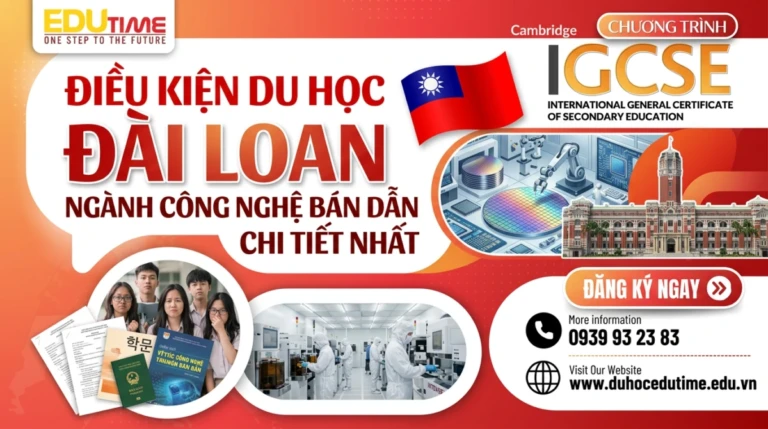 Điều kiện du học Đài Loan ngành Công nghệ bán dẫn chi tiết nhất