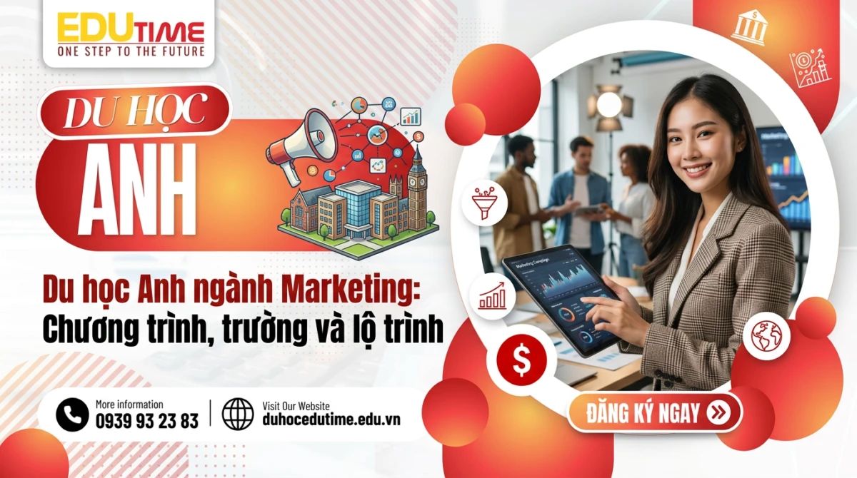 Du học Anh ngành Marketing: Chương trình, trường và lộ trình 1 Du học Anh ngành Marketing: Chương trình, trường và lộ trình
