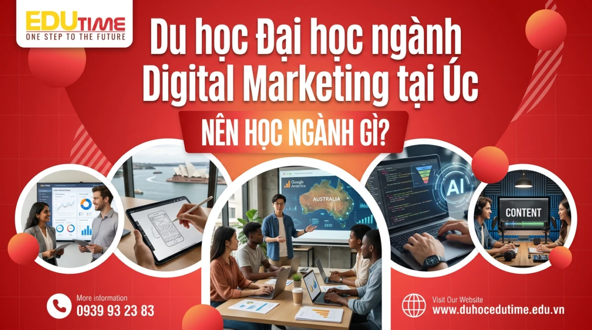 Du Học Đại Học Ngành Digital Marketing Tại Úc