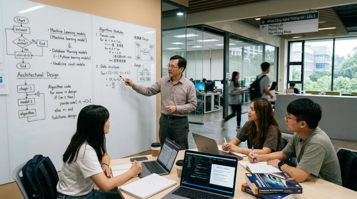 Không gian nghiên cứu chuyên sâu của sinh viên ngành Khoa học máy tính - Du học đại học ngành Khoa học máy tính tại Đài Loan