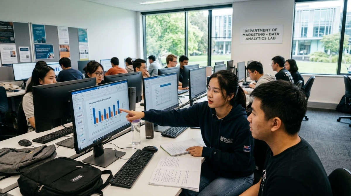 Học tập kết hợp thực hành công nghệ số tại các trường đại học New Zealand. - Du học Đại học ngành Marketing tại New Zealand