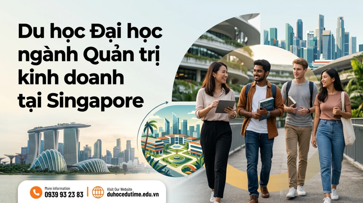 Du học Đại học ngành Quản trị kinh doanh tại Singapore