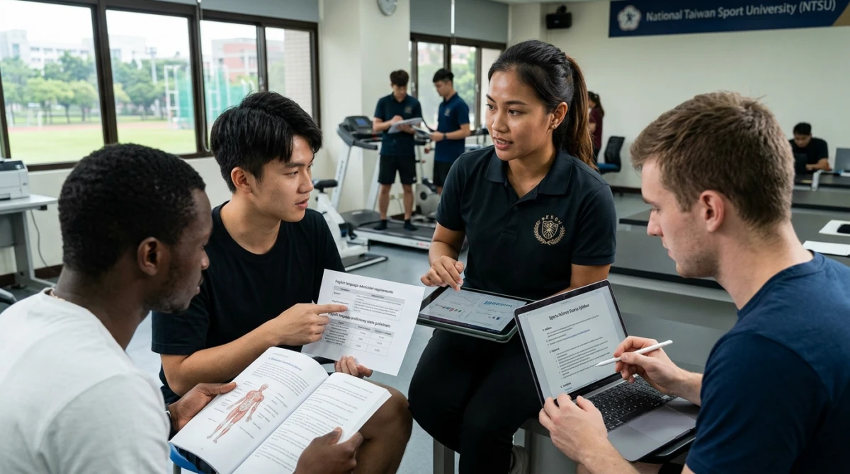 Sinh viên quốc tế học tập và nghiên cứu tại Đại học Thể thao Quốc lập Đài Loan - Du học Đài Loan trường Đại học Thể thao Quốc lập